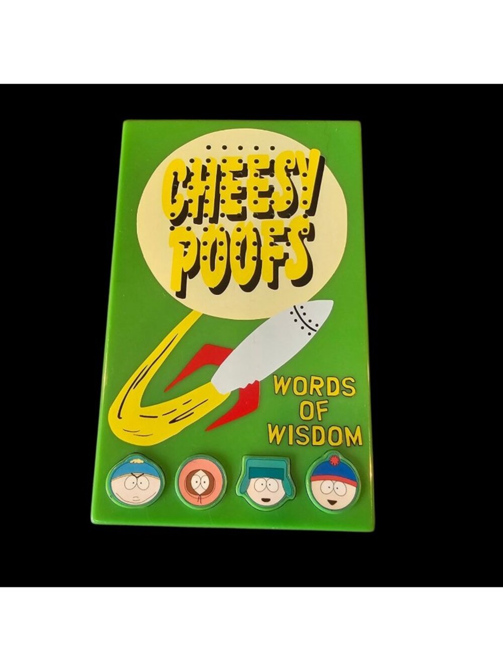 Vintage 1998 South Park Cheesy Poofs Words Of Wisdom Talking Toy - TESTED WORKS